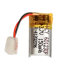 Witty Fox 150mAh Rechargeable 3.7V Lithium Polymer Battery -LiPo Battery for Drone -Robocraze