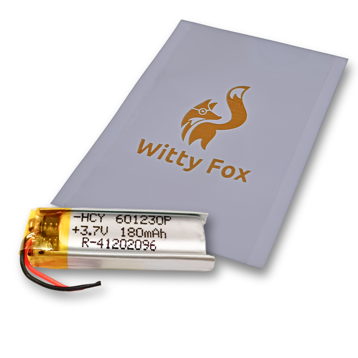 Witty Fox 180mAh Rechargeable 3.7V LiPo Battery -Lithium Polymer Battery for Drone -Robocraze