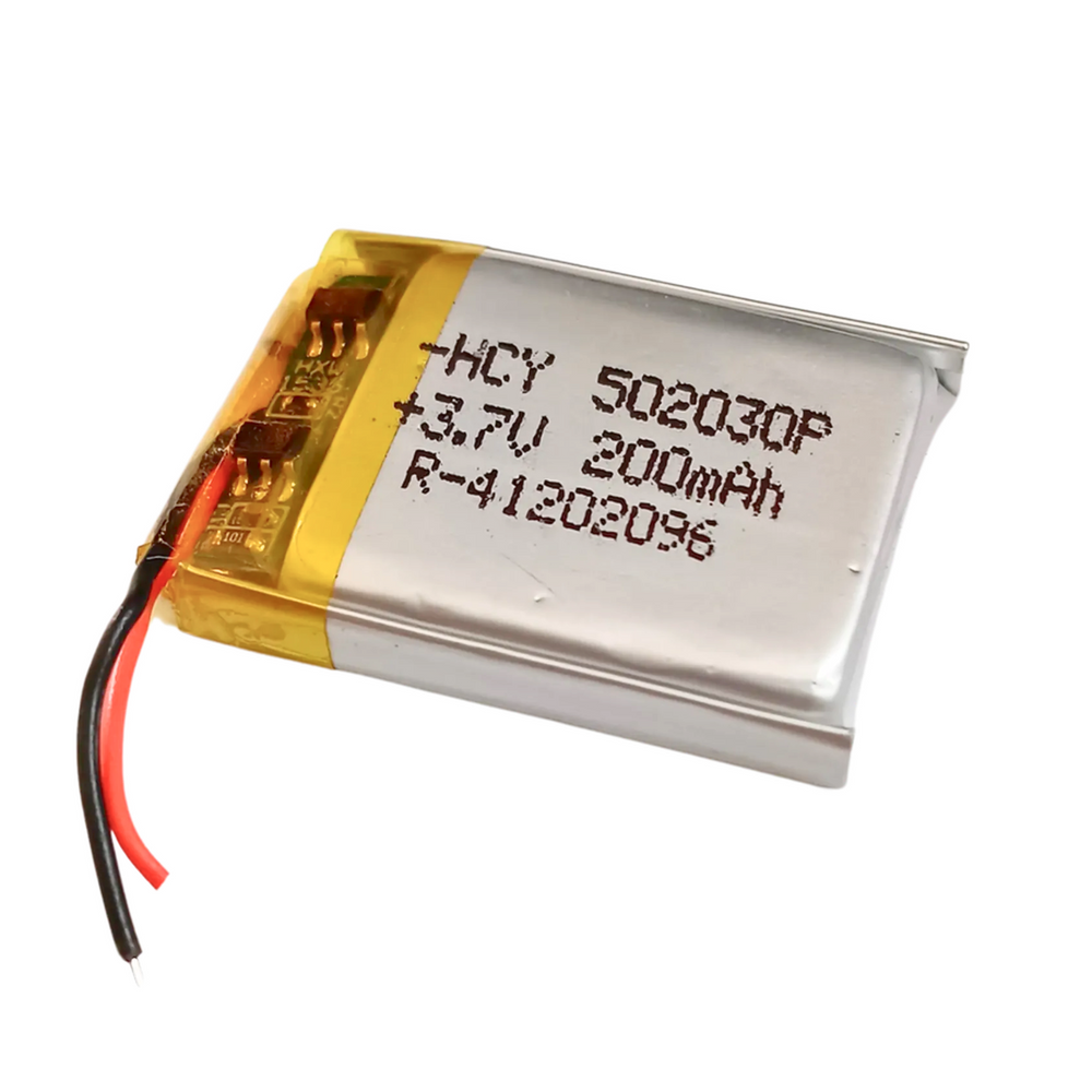 Witty Fox 3.7V 200mAh LiPo Battery Rechargeable -Lithium Polymer Battery for Drone -Robocraze