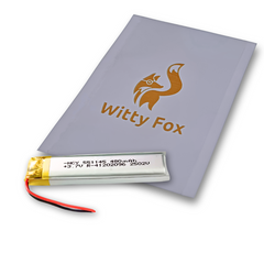 Witty Fox 3.7V 480mAh Rechargeable LiPo Battery -Lithium Polymer Battery for Drone -Robocraze