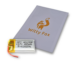 Witty Fox 480mAh Rechargeable 3.7v LiPo Battery -Lithium Polymer Battery for Drone -Robocraze