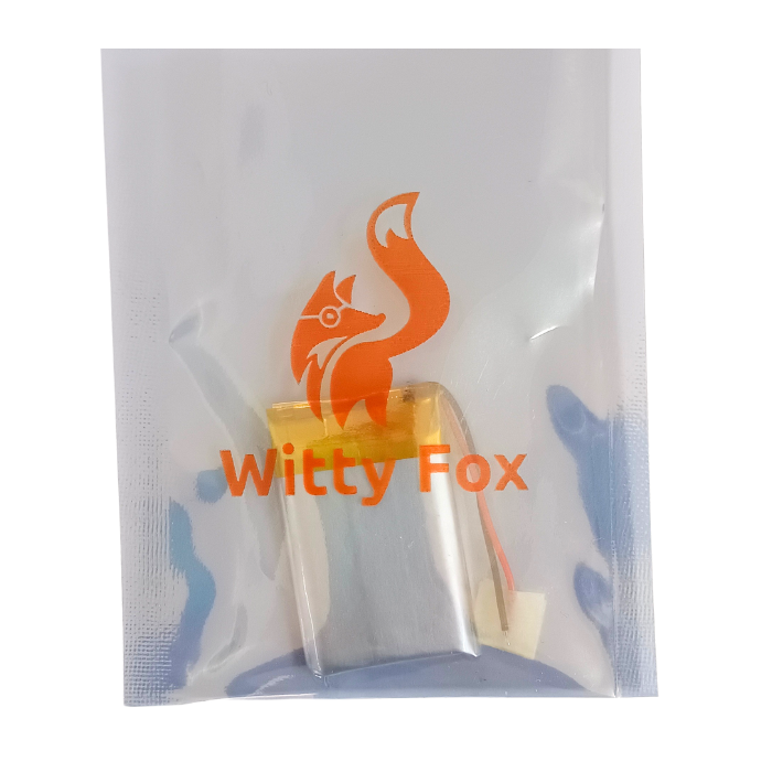 Witty Fox Rechargeable 350mAh 3.7V Lithium Polymer Battery -LiPo Drone Battery -Robocraze
