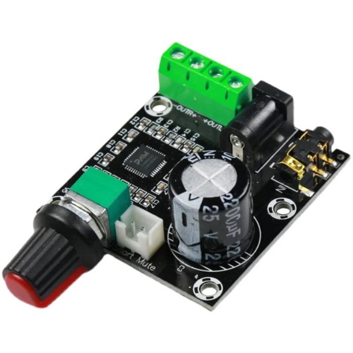 XH-M120 PAM8610 Amplifier Board – PAM8610 dual-channel amplifier for audio. -Amplifier Board -Robocraze