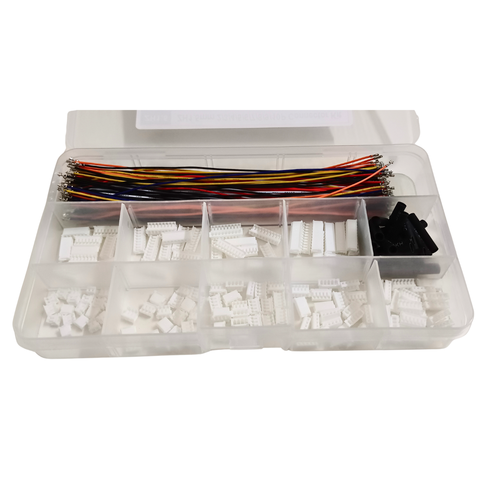 ZH1.5MM Pitch Connector Kit with 15cm Pre-crimped Cable 10 Colors -Electronic Components -Wires & Connectors -Robocraze