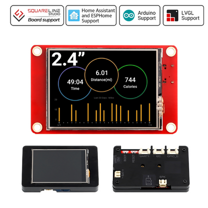 ELECROW 2.4"-ESP32 HMI 320x240 SPI TFT LCD Touch Screen - Arduino/LVGL Compatible