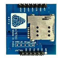 A7670C GSM 4G Breakout Board - ADIY - A7670C GSM Module with 4G support for IoT & M2M projects. -Robocraze