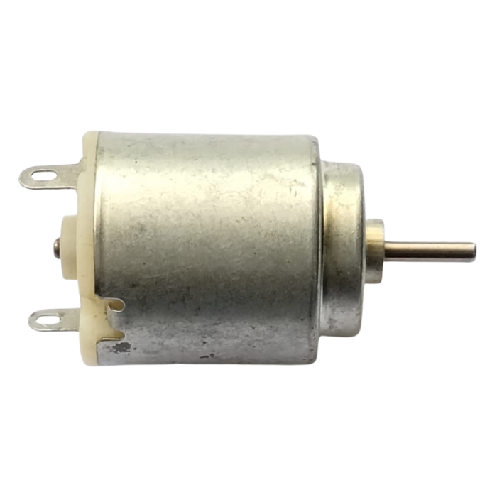 Round DC Motor with Dual Shaft & High RPM, ideal for DIY robotics & small projects – Robot Motors - Robocraze