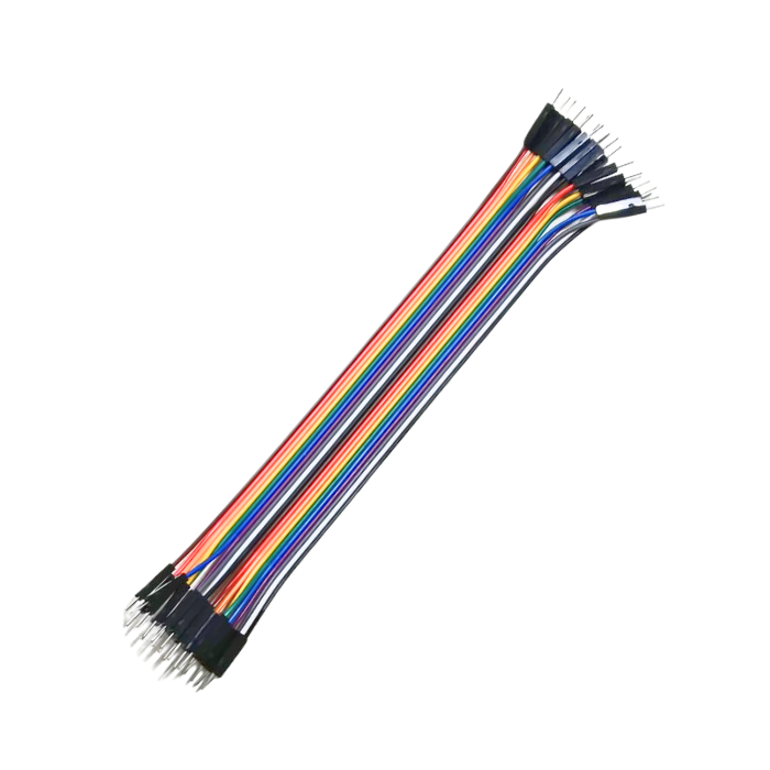 20cm Male to Male Jumper Wires 20pcs -Arduino Kit -Robocraze