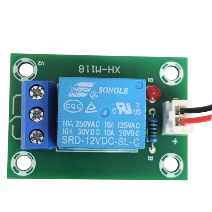 12V 1 Channel Relay Board – Single-channel 12V relay board for control applications. -Relay Module -Robocraze