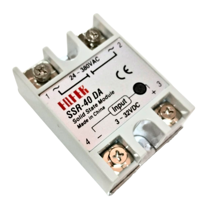 Fofek SSR-40DA Input 3-32VDC Output 5-60VDC Solid State Relay-Robocraze