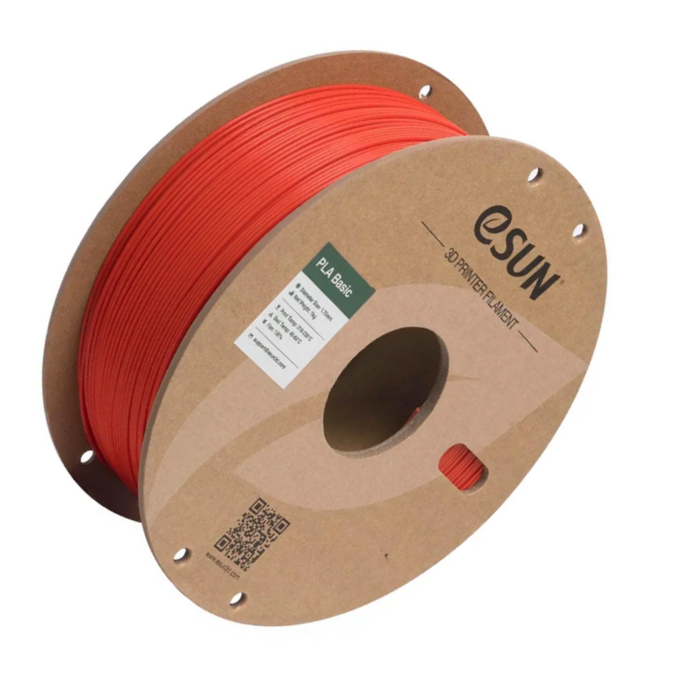 eSun 1.75mm 1kg PLA-Basic 3D Printing Filament Red Color -3D Printers/Pens -Filaments -Robocraze