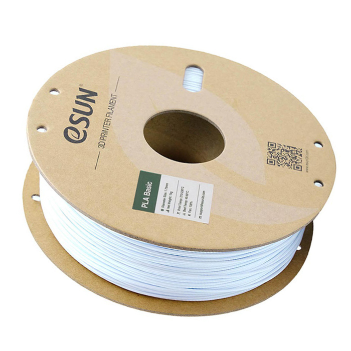 eSun 1.75mm PLA-Basic 3D Printing Filament 1kg Cold White Color -3D Printers/Pens -Filaments -Robocraze