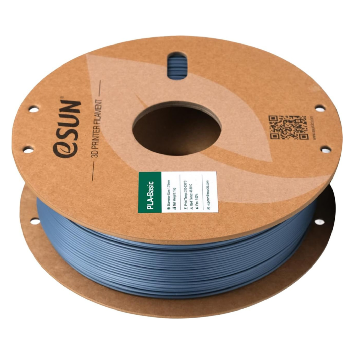 eSun 1.75mm PLA-Basic Grey Color 3D Printing Filament 1kg -3D Printers/Pens -Filaments -Robocraze