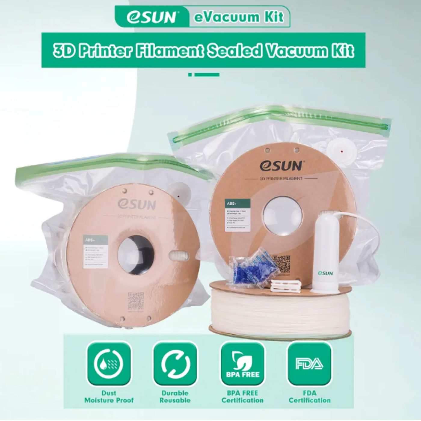 eSun 3D Printer Filament Sealed eVacuum kit Pro 3 -3D Printers/Pens -Filaments -Robocraze