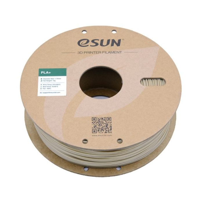 eSun PLA+ 1.75mm 3D Printing Filament 1kg Bone White Color -3D Printers/Pens -Filaments -Robocraze