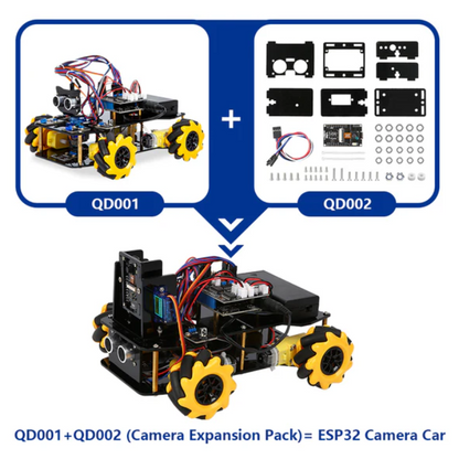 ACEBOTT ESP32 Camera Expansion Pack for Smart Robot Car kit - QD002