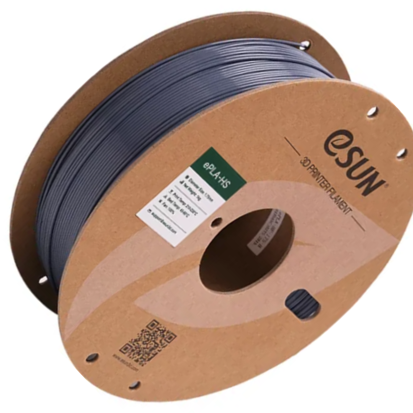 eSUN ePLA+HS Grey PLA Filament 1.75mm for 3D Printing - Robocraze
