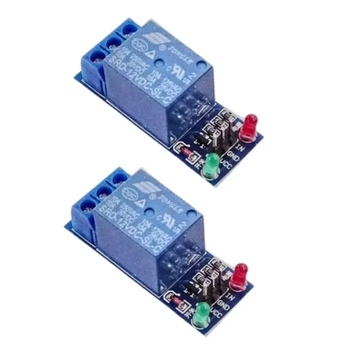 12V 1 Channel Relay Module (10Amp) – High-power 12V 10A relay for switching applications. -Relay Module -Robocraze
