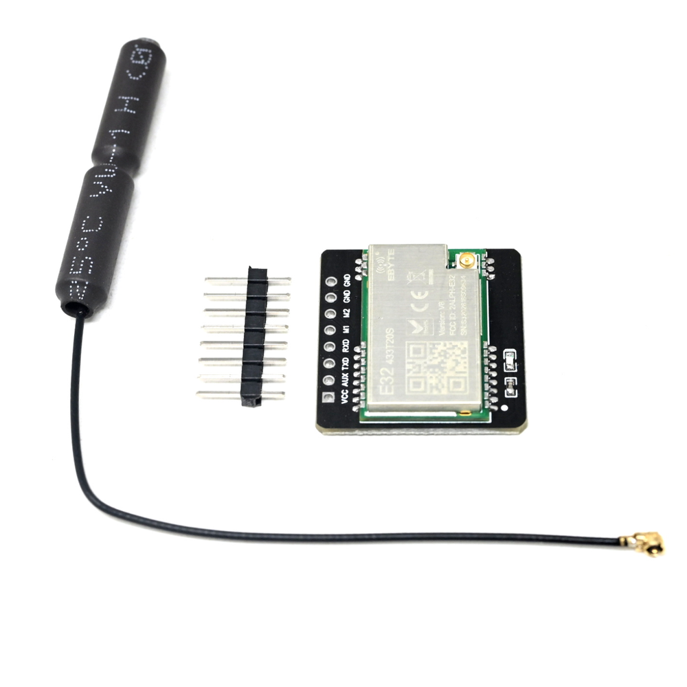 SmartElex E32‑433T20S Ebyte SX1278 433 MHz Breakout Board – High-Range LoRa RF Transceiver Module - Robocraze