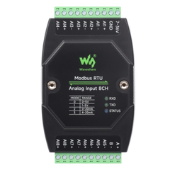 Waveshare Industrial 8-Ch Analog Acquisition Module with 12-Bit High-Precision Voltage & Current