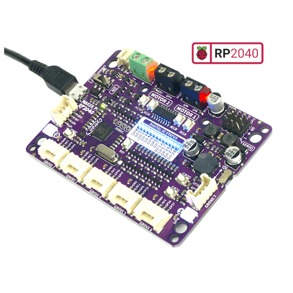 Cytron Maker Pi RP2040 – Robotics Controller Board with Raspberry Pi -Robocraze