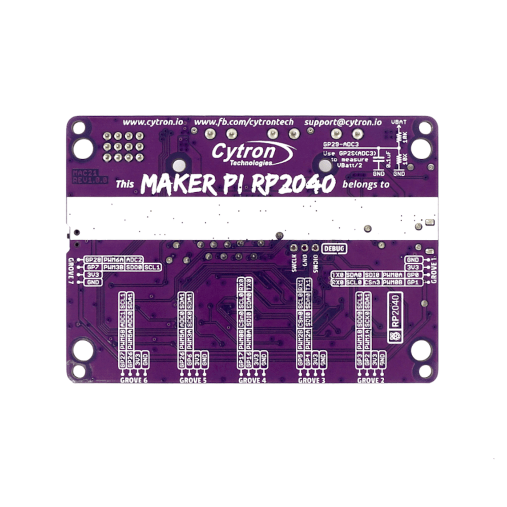 Cytron Maker Pi RP2040 – Robotics Controller Board with Raspberry Pi -Robocraze