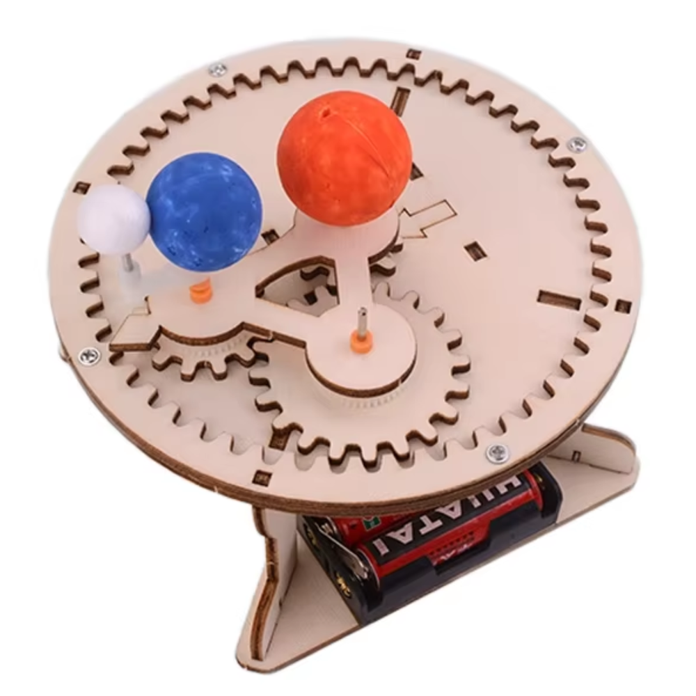 Pludo Orbit Master - DIY Science Experiment Kit for Kids 11–14 | Electric Sun-Earth-Moon STEM Toy (Grade 6–8) - DIY Kit -Pludo Education Kit -Robocraze