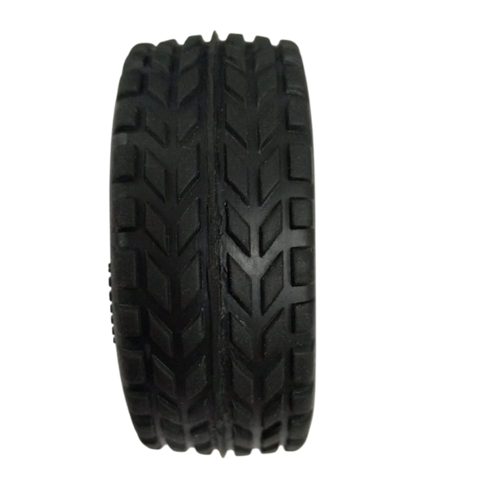 65mm Smart Car Rubber Wheel – Durable BO motor wheel for smooth motion. -Robot Wheels and Chassis -Robocraze