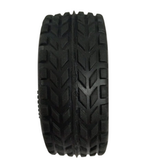 65mm Smart Car Rubber Wheel – Durable BO motor wheel for smooth motion. -Robot Wheels and Chassis -Robocraze
