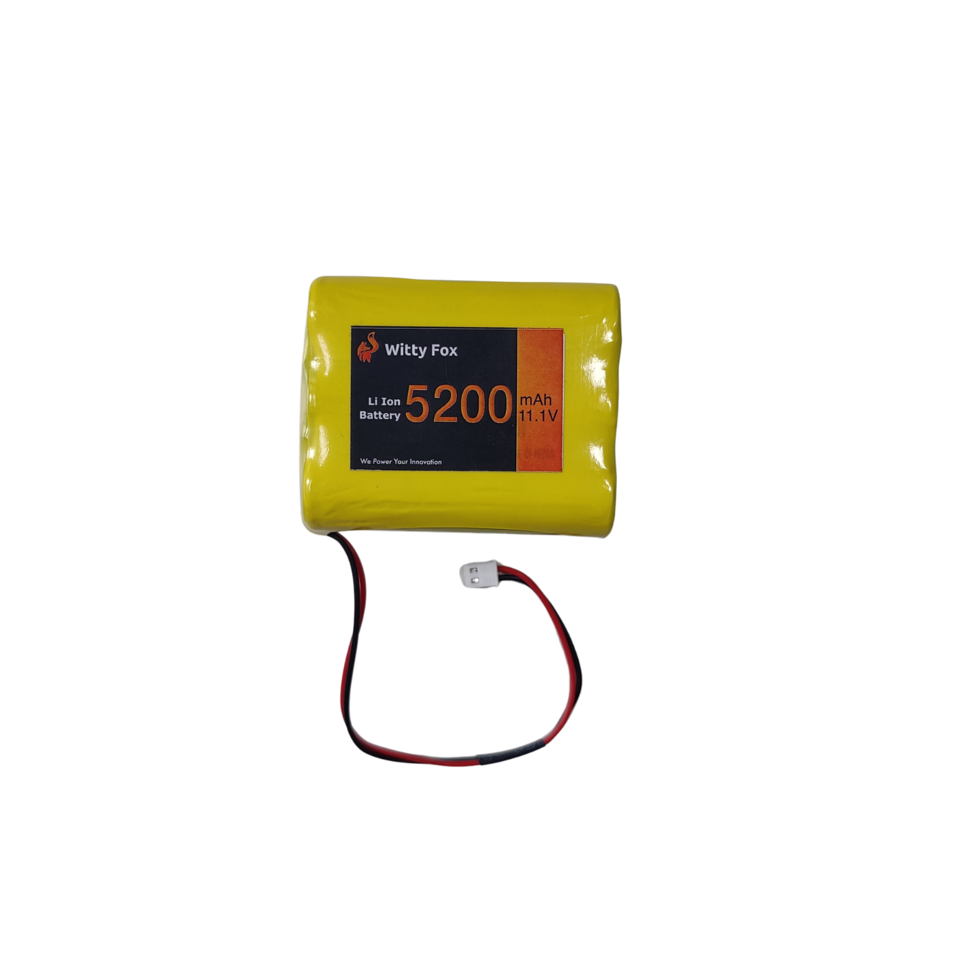 Witty Fox 11.1V 5200mAh Li-ion Battery – High-power battery for robotics. -Lithium Battery -Robocraze