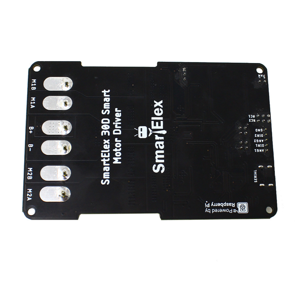 SmartElex 30D Dual Channel Motor Driver - Smart PWM & RC Motor Controller Powered by Raspberry Pi  -Robocraze