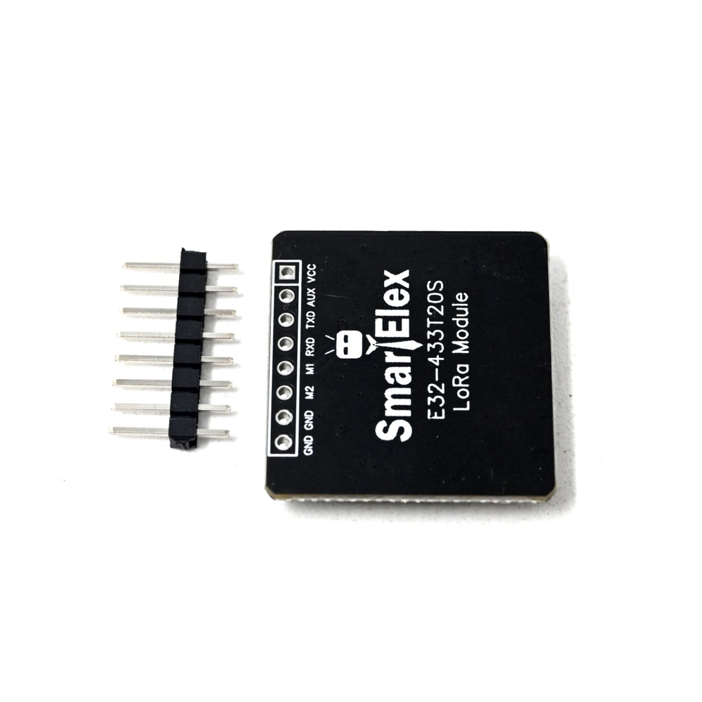 SmartElex E32‑433T20S Ebyte SX1278 433 MHz Breakout Board – High-Range LoRa RF Transceiver Module - Robocraze