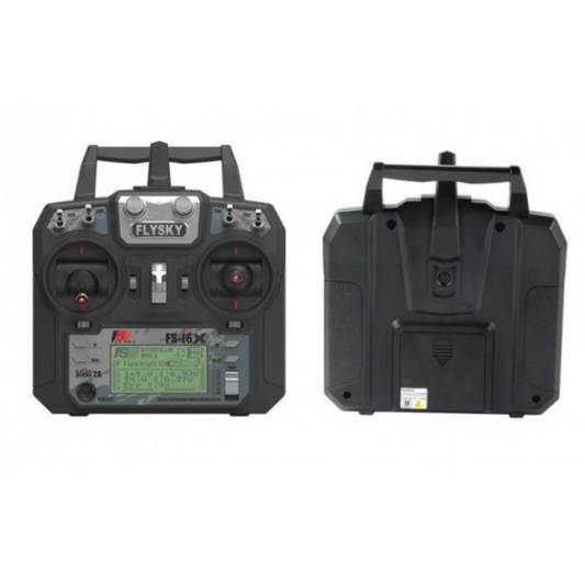 Fly Sky FS-i6X 6CH AFHDS 2A RC Transmitter + FS-iA10B – FPV drone remote for quadcopters. -Robocraze