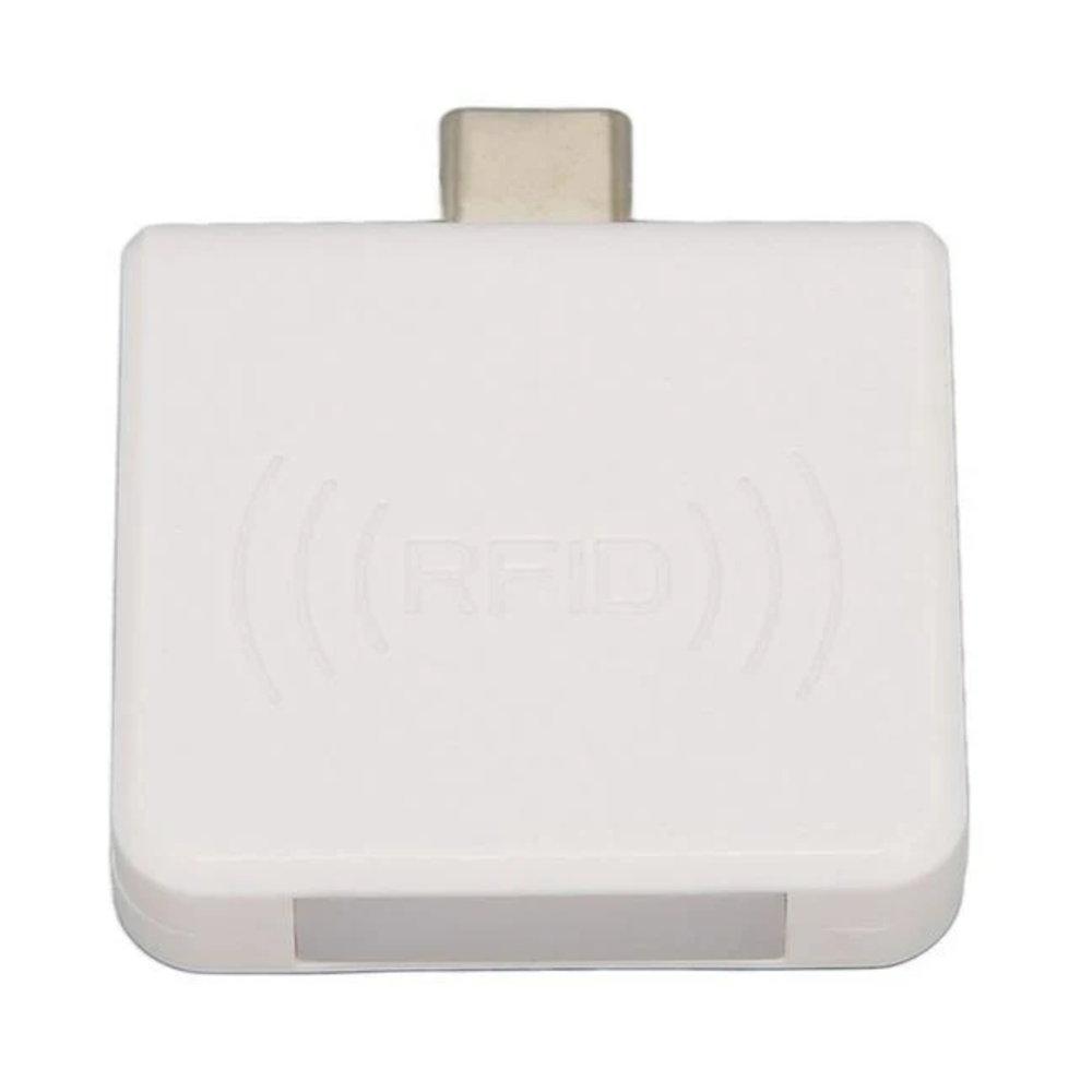 125KHz Android Phone MicroUSB RFID Reader - 125KHz Android MicroUSB C Type RFID Reader for mobile access control. -Robocraze