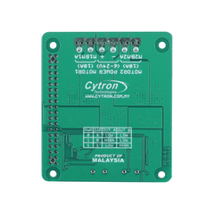 Cytron HAT-MDD10 – 10A Dual-Channel 6V–24V DC Motor Driver HAT for Raspberry Pi -Robocraze