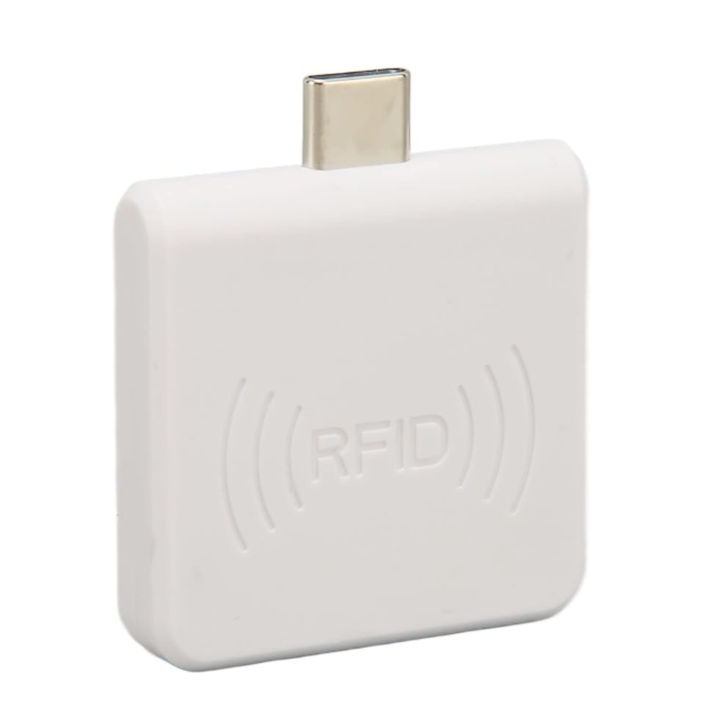 125KHz Android Phone MicroUSB RFID Reader - 125KHz Android MicroUSB C Type RFID Reader for mobile access control. -Robocraze