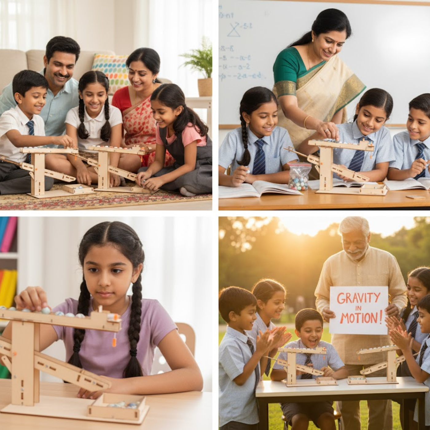 Pludo Seesaw Science STEM Toy – DIY Physics Learning Kit for Kids 8–11 | Explore Torque &amp; Rotation (Grade 3–5) - DIY Kit -Pludo Education Kit -Robocraze