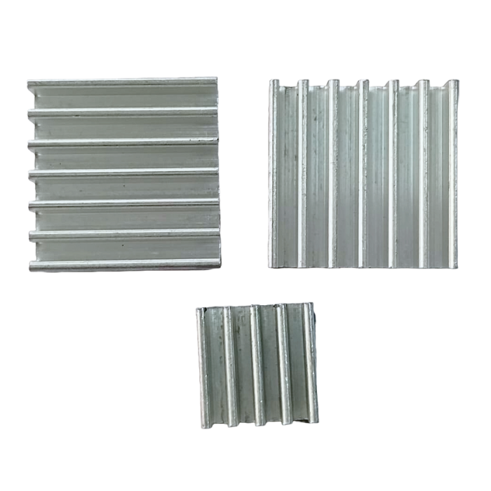3 in 1 Raspberry Pi Aluminium Heat Sink Pi 3 – Efficient heat sink for Raspberry Pi 3 -Electronic Components - Robocraze