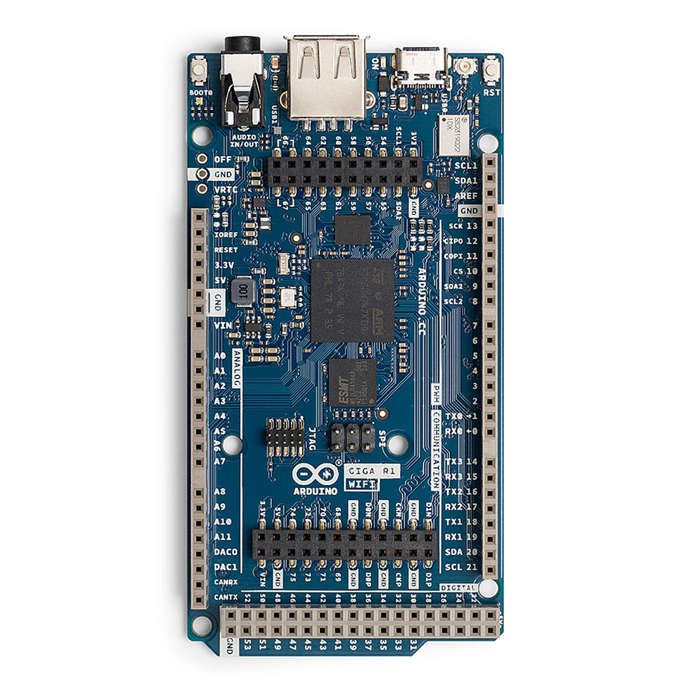 Original Arduino GIGA R1 WiFi with GIGA Display Shield -Arduino -Arduino Official Kits -Robocraze