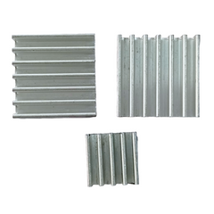 3 in 1 Raspberry Pi Aluminium Heat Sink Pi 3 – Efficient heat sink for Raspberry Pi 3 -Electronic Components - Robocraze