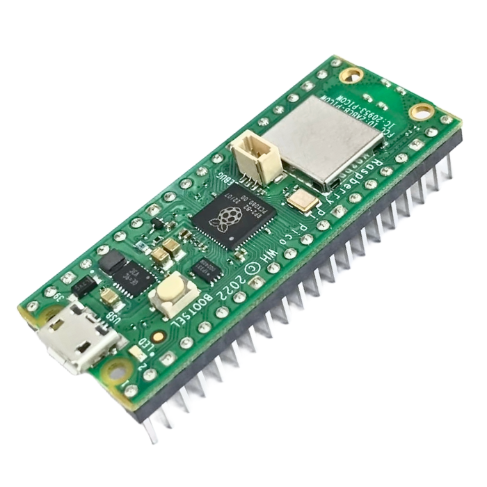 Raspberry Pi Pico W + USB Cable – Raspberry Pi Board with wireless connectivity. -Robocraze