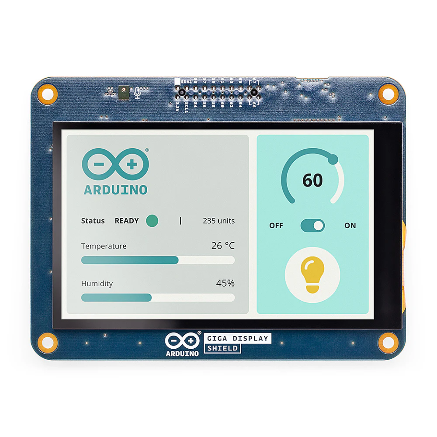 Original Arduino GIGA R1 WiFi with GIGA Display Shield -Arduino -Arduino Official Kits -Robocraze