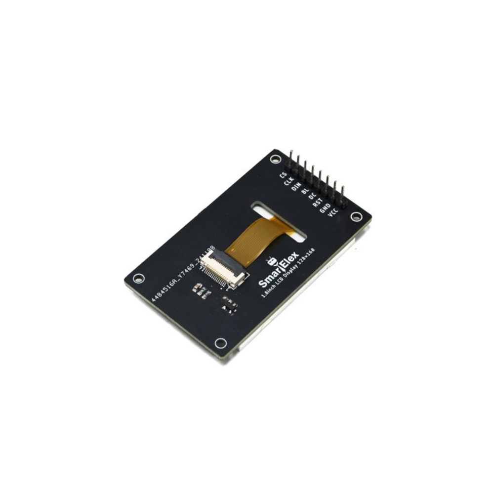 SmartElex 128×160 1.8-inch TFT display with ST7735S - robocraze