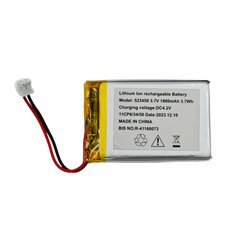 3.7V 1800mAh Li-Po Rechargeable Battery 524350 - Robocraze