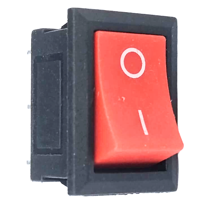 6A 250V 3 Pin SPDT ON-OFF Rocker Switch – Durable SPDT rocker switch for AC circuits - Mini Switch - Robocraze