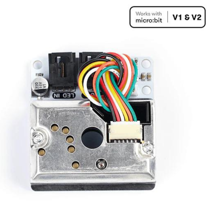 ELECFREAKS Octopus Dust Sensor – Sharp GP2Y1010AU0F air quality sensor. -Development Board -BBC Micro:Bit -Robocraze