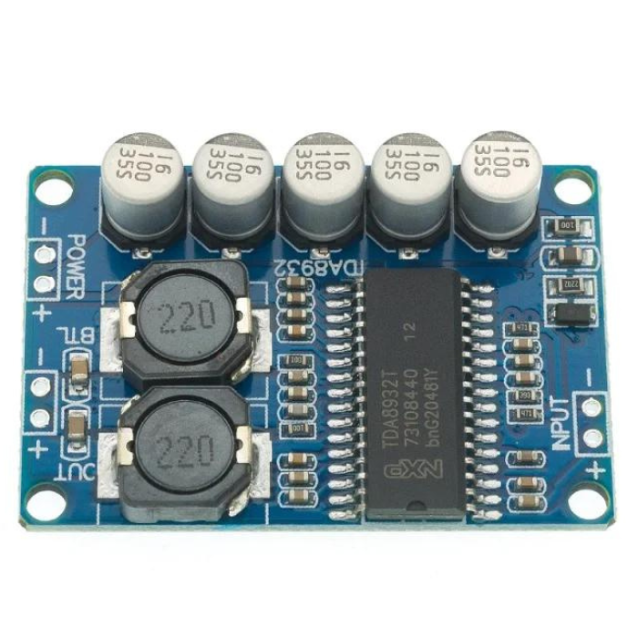 TDA8932 Digital Power Amplifier Board – TDA8932 high-efficiency amplifier for audio. -Amplifier Board -Robocraze