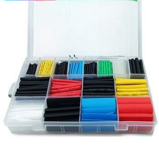 530 PCS Heat Shrink Tube – Assorted tubing for secure wire insulation – heat shrink sleeve - Robocraze