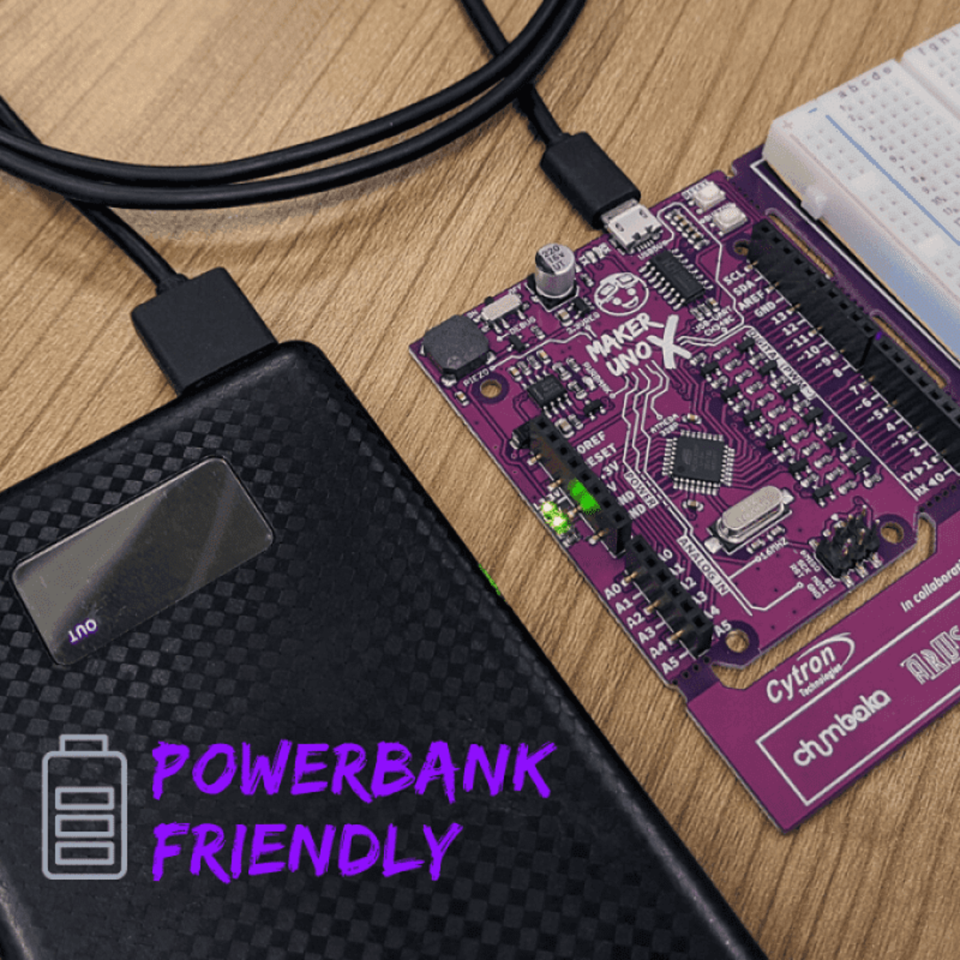 Cytron Maker UNO X – Arduino Compatible Development Board for Classroom -Robocraze