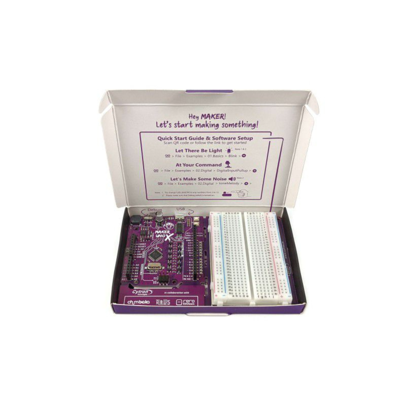 Cytron Maker UNO X – Arduino Compatible Development Board for Classroom -Robocraze